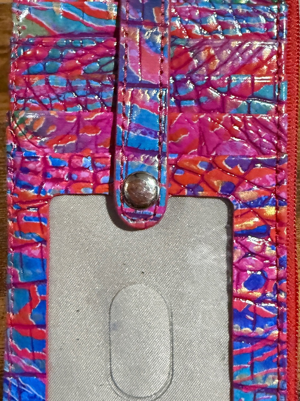 Stylish Brahmin Multi-Color Patterned Phone Wallet Case